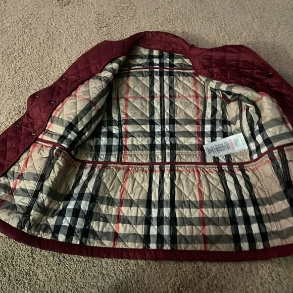 Authentic Kids Burberry Coat Size and Pet Free